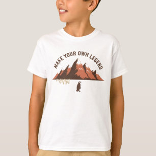 Make Your Own Legend– Inspirational Penguin Design T-Shirt
