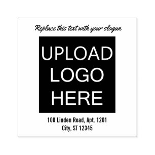Make Your Own Logo Stamp Tagline Slogan Address 