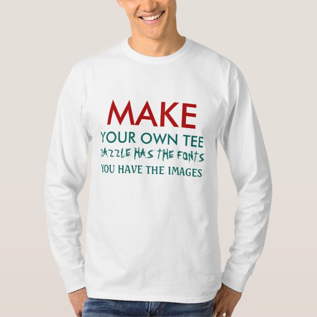 Make your own long-sleeve shirt (Front)
