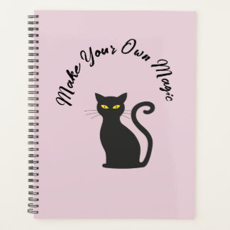 Make Your Own Magic Cute Black Cat Planner