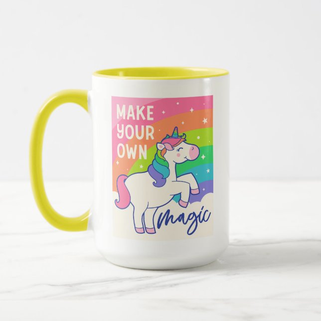 Make Your Own Magic | Cute Unicorn Mug (Left)