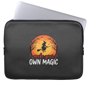 Make Your Own Magic Witch Halloween Design_1 Laptop Sleeve