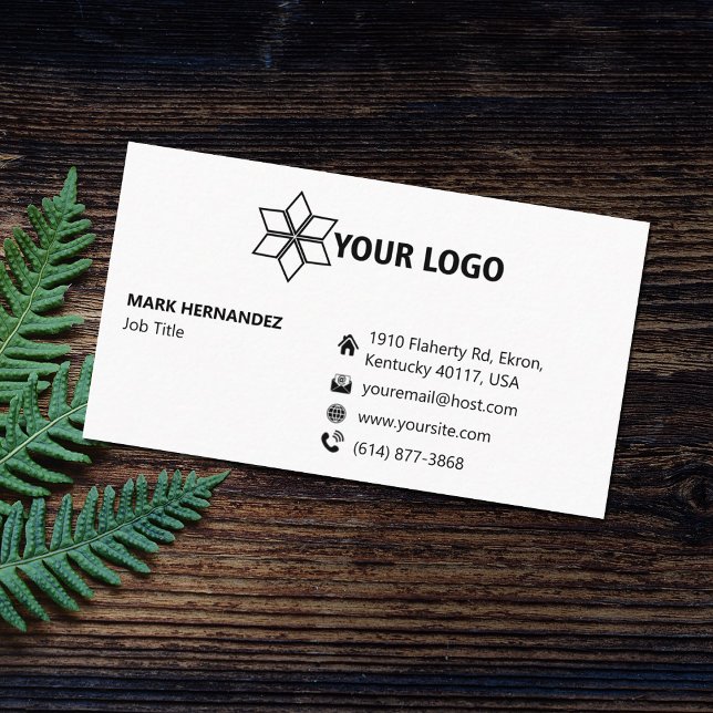 Make Your Own Modern Minimalist   Business Card (Creator Uploaded)