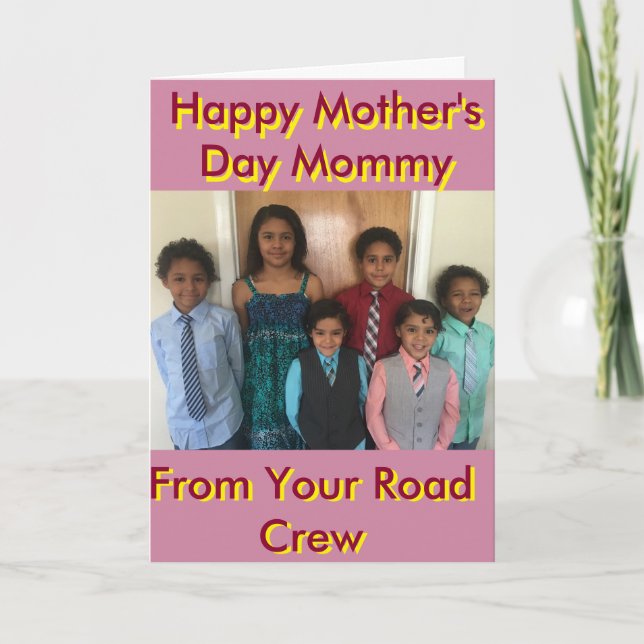 Make your own Mother's Day card (Front)
