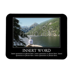 Make Your Own Motivational Poster Magnet