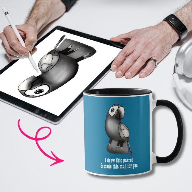 Make Your Own Mug | Upload Drawing Customise Font  (Creator Uploaded)