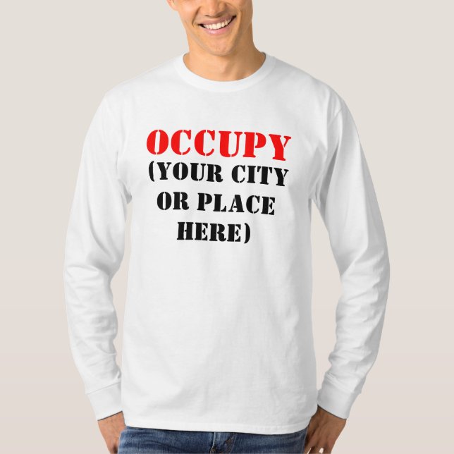 Make Your Own Occupy Shirt (Front)