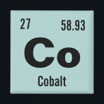 Make your own Periodic Table of the Elements Magnet<br><div class="desc">Customise this fun chemistry periodic table of the elements magnet template. Enter in your favourite element or create your own! Change the chemical element name, symbol, atomic number and atomic mass. Click customise to change the background colour or make further edits. Makes a cool gift idea for the chemist, scientist...</div>
