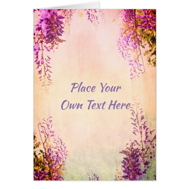 Make your own, personalised folded card (Front)