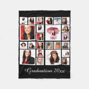 Make Your Own Personalised Graduation Fleece Blanket