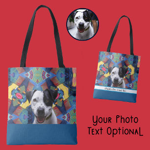 Make your own Personalised Pet Gift Photo Dog Mum  Tote Bag