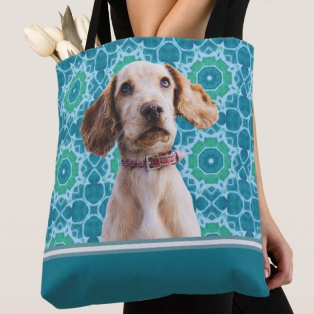 Make your own Personalised Pet Gift Photo Dog Mum  Tote Bag (Creator Uploaded)