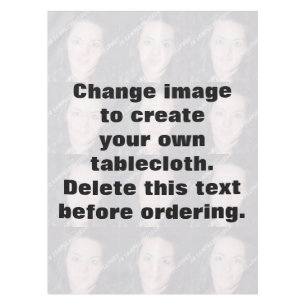 Make your own personalised photo tablecloth