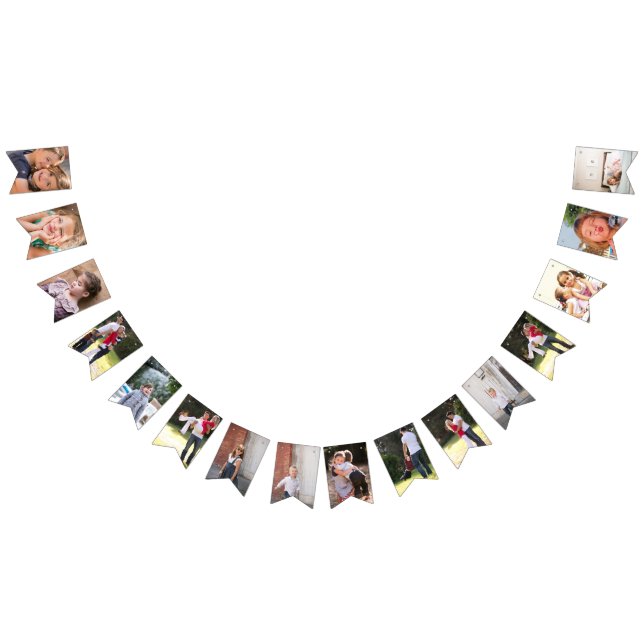 Make your own personalised photo template bunting  (All)