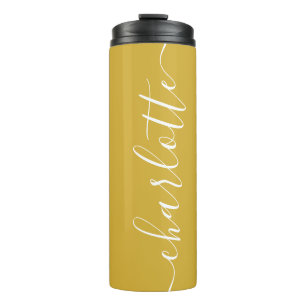 Make your own personalized name thermal tumbler