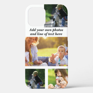Make your own photo collage and text  iPhone 12 case