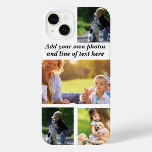 Make your own photo collage and text  Case-Mate iPhone 14 plus case