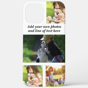 Make your own photo collage and text  iPhone 12 pro max case