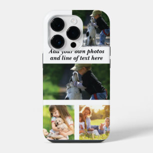 Make your own photo collage and text iPhone 14 pro case