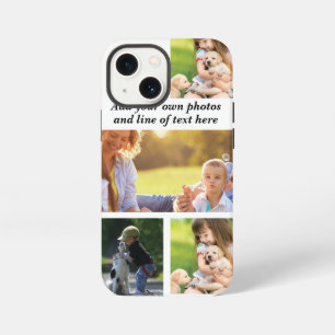 Make your own photo collage and text iPhone 13 mini case