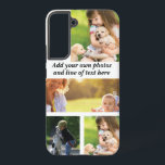 Make your own photo collage and text  samsung galaxy case<br><div class="desc">Make your own photo collage and text</div>