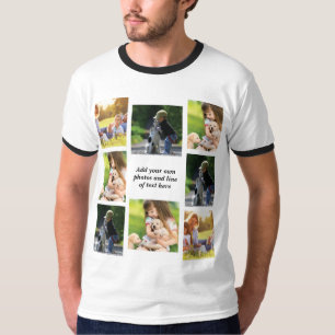 Make your own photo collage and text T-Shirt
