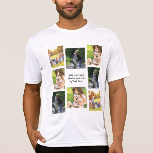 Make your own photo collage and text T-Shirt