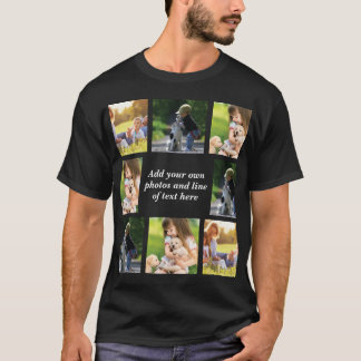 Make your own photo collage and text T-Shirt