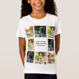 Make your own photo collage and text  T-Shirt