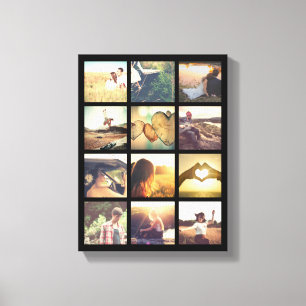 Make your own photo grid canvas print