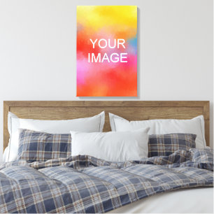 Make Your Own Photo Image Stretched Vertical HQ Canvas Print