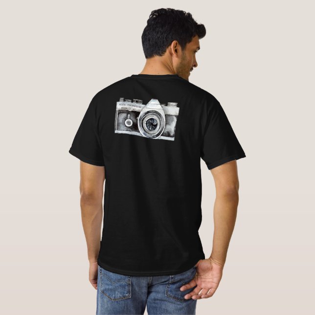 Make Your Own Photographer Camera T-Shirt (Back Full)