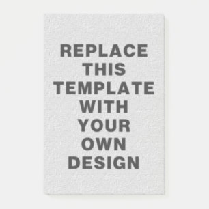 Make Your Own Portrait Orientated 4 x 6 inch Post-it Notes