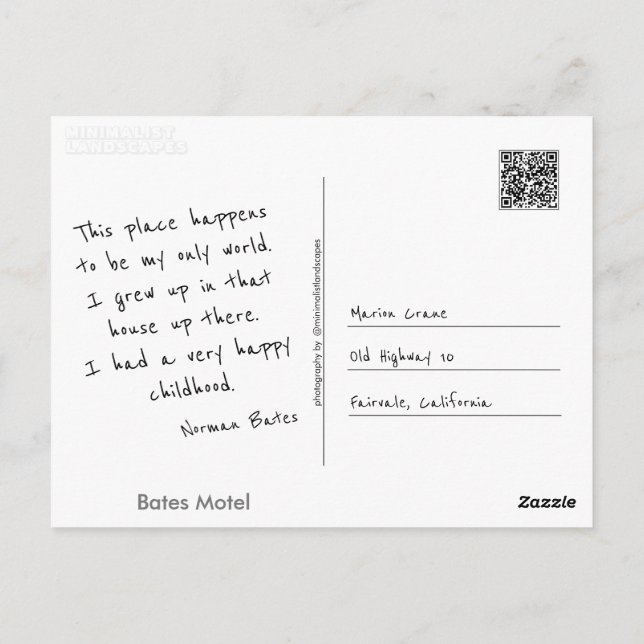 Make Your Own Postcard (Back)