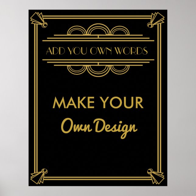 Make your own poster for your party (Front)