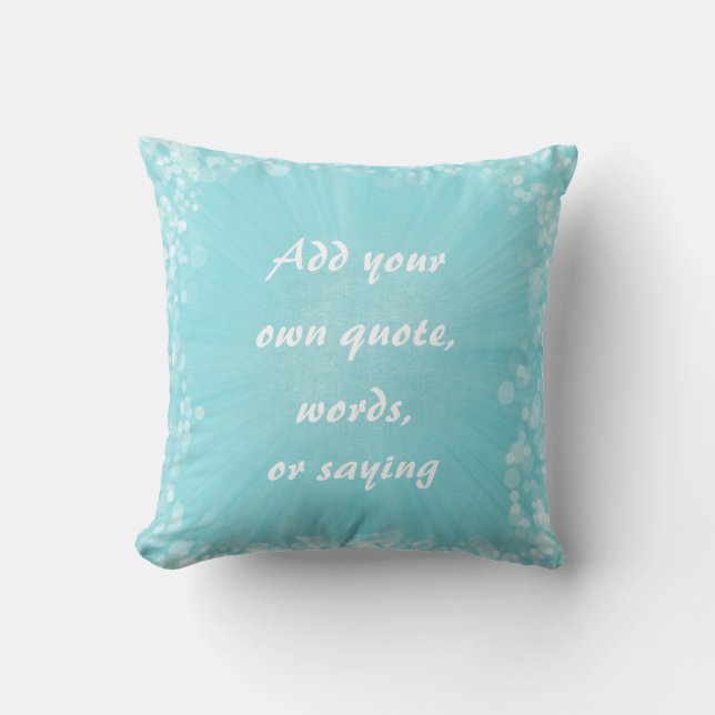 Make Your Own Quote Cushion (Front)