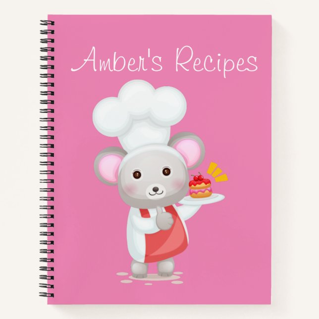 Make Your Own Recipe Kid's Notebook (Front)