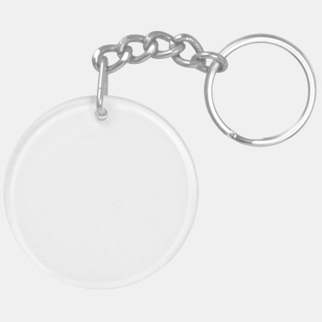 Make Your Own Round Double Sided Acrylic Keychain (Back Left)