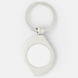 Make Your Own Silver Colour Metal Swirl Keychain
