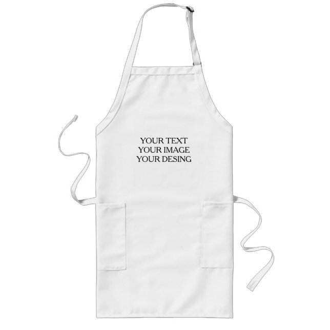 Make Your Own Simple Long Apron (Front)