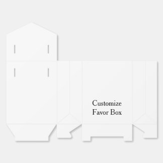 Make Your Own Simple Tent 4x2x5 Favour Box