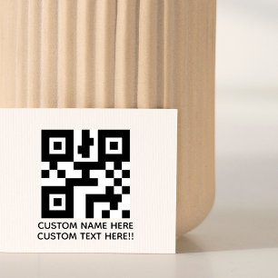 Make Your Own Small Custom Logo/QR Text Rubber Stamp