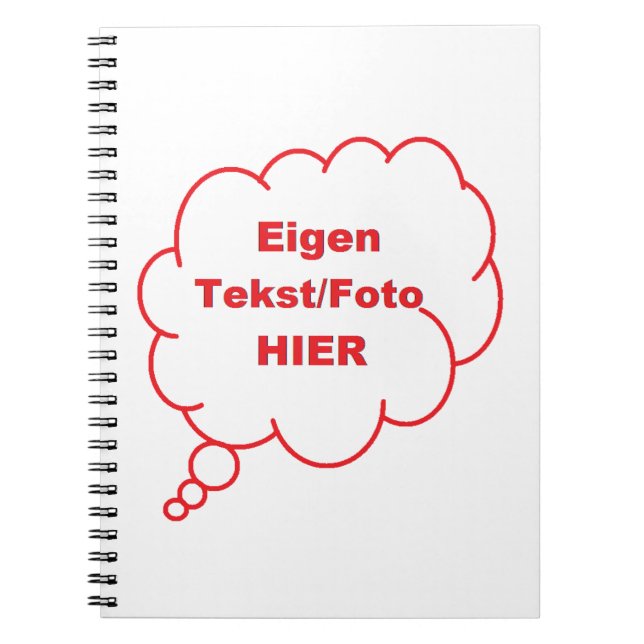 Make your own spiral notebook (Front)