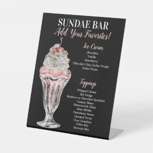 Make Your Own Sundae Bar Sign