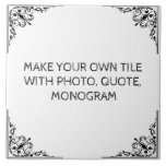 MAKE YOUR OWN TILE<br><div class="desc">MAKE YOUR OWN------ADD YOUR BACKGROUND , FONT AND FONT COLOR---USE ONE OF THE MOST POPULAR BACKGROUNDS-----SEND PHOTO BACKGROUND BACKWARD.</div>