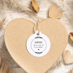 Make Your Own Unique Handmade With Love Rubber Stamp