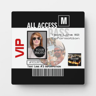 Make Your Own VIP Pass 8 ways to Personalise Plaque