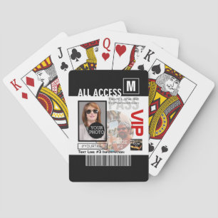 Make Your Own VIP Pass 8 ways to Personalise  Playing Cards