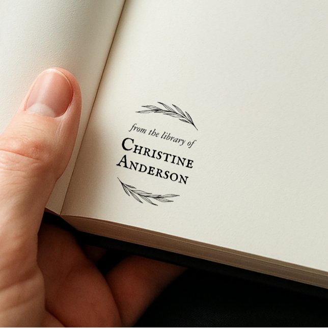 Make Your Own Wreath From The Library Of Self-inki Self-inking Stamp (Creator Uploaded)