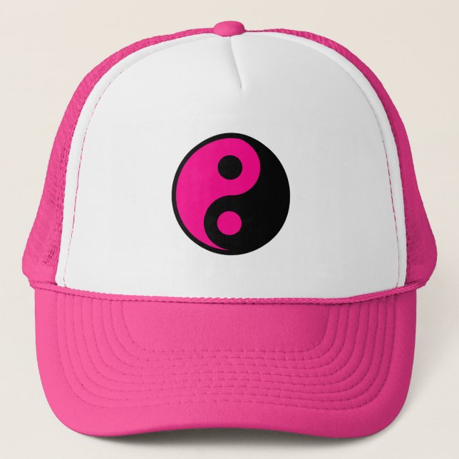 Make Your Own Yin Yang Trucker Hat (Front)